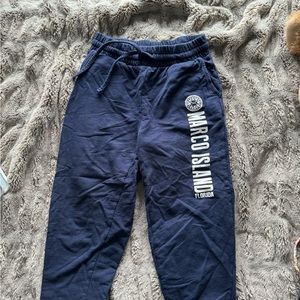 Zenana navy Marco Island Florida sweatpants